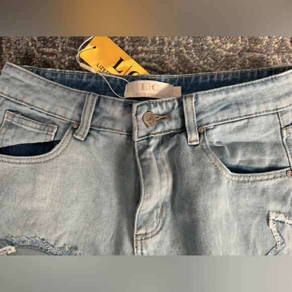 NWT Lizette Collection Jeans with Jewel Stars Size Small - Picture 4 of 6